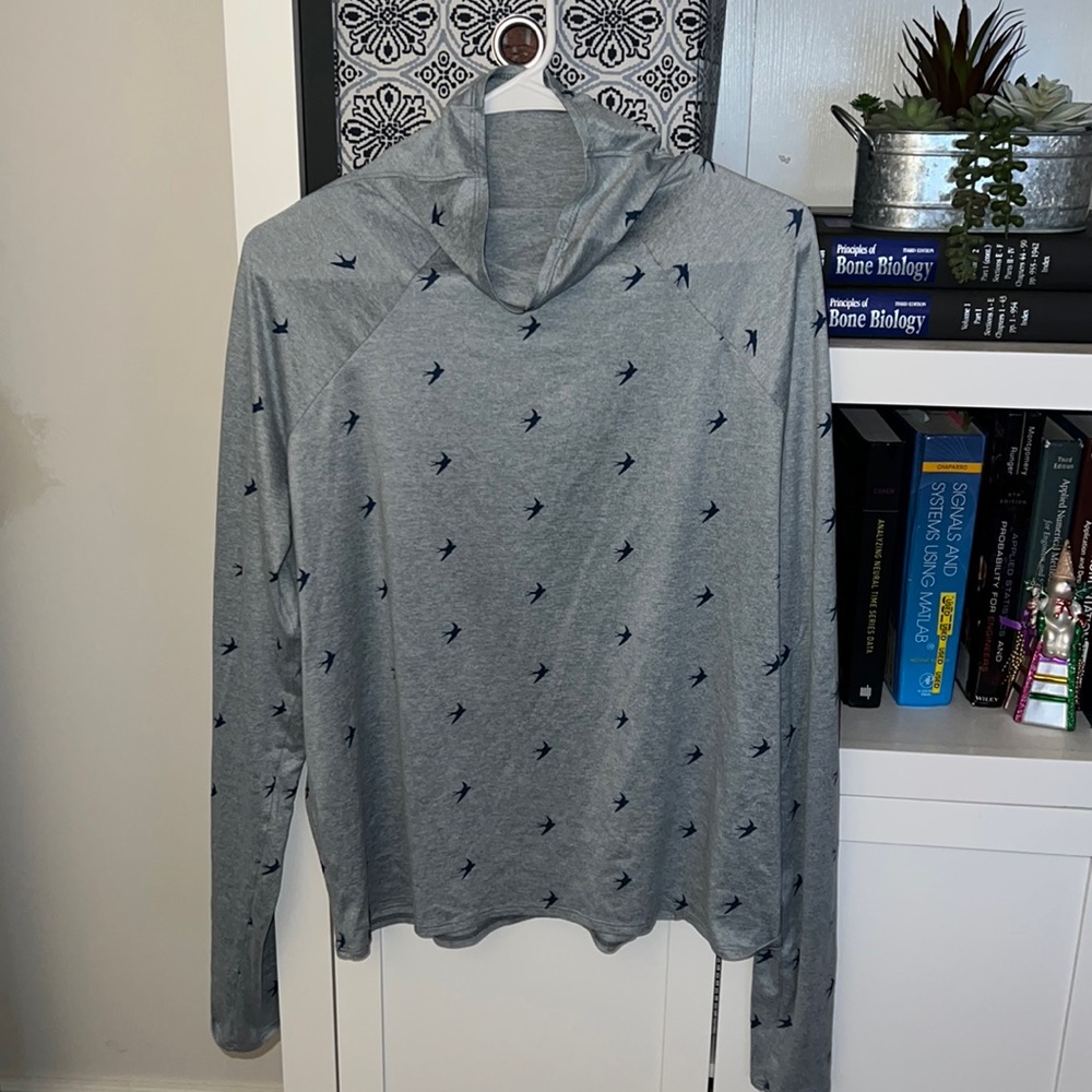 Oiselle Pullover Mile One Cowl Neck Size L